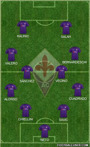 Fiorentina Formation 2019