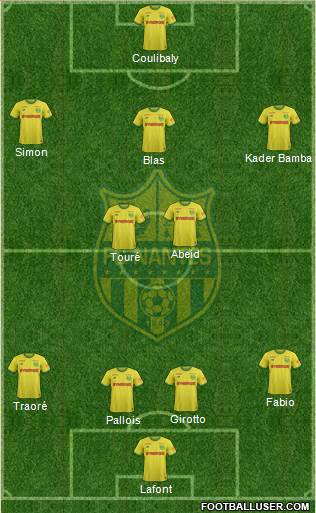 FC Nantes Formation 2019