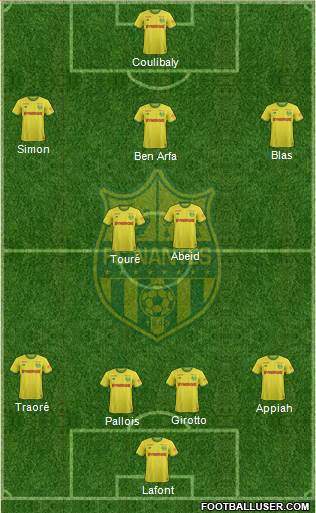 FC Nantes Formation 2019