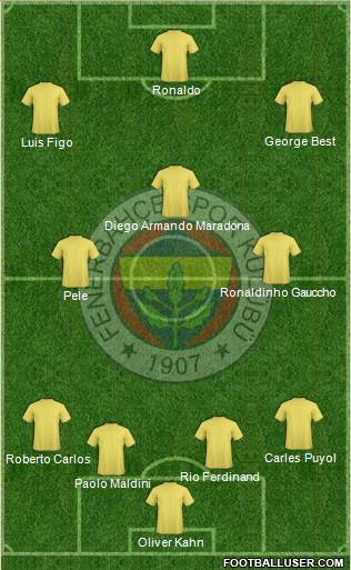 Fenerbahçe SK Formation 2019