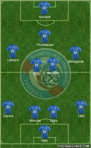 Racing Club de Strasbourg-Football Formation 2019