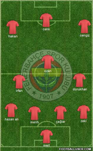 Fenerbahçe SK Formation 2019