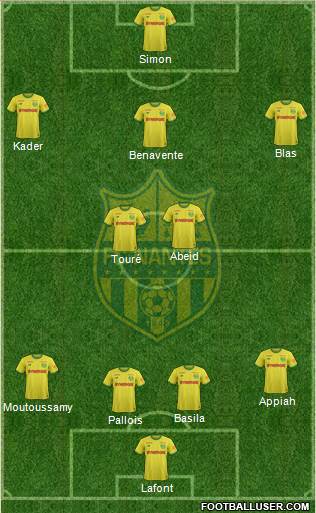 FC Nantes Formation 2019