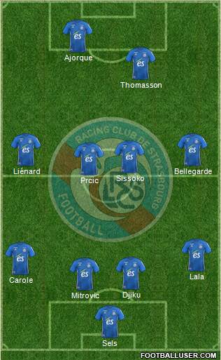 Racing Club de Strasbourg-Football Formation 2019