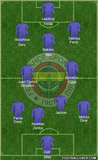 Fenerbahçe SK Formation 2019