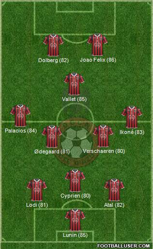 OGC Nice Côte d'Azur Formation 2019