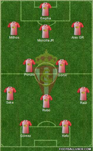 Real Sporting S.A.D. Formation 2020