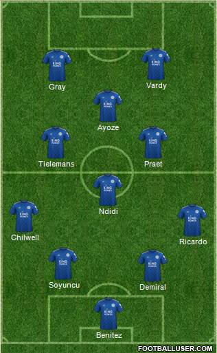 Leicester City Formation 2020