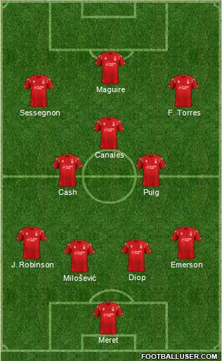 Nottingham Forest Formation 2020