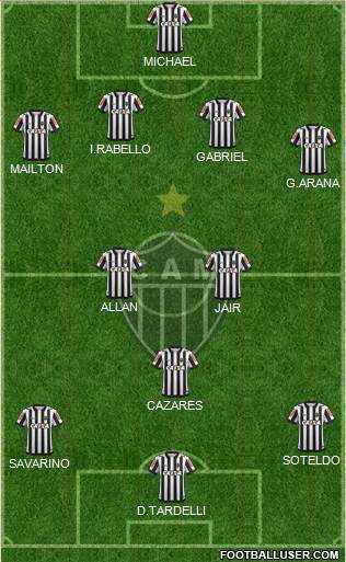 C Atlético Mineiro Formation 2020