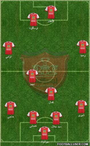 Persepolis Tehran Formation 2020