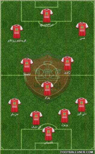 Persepolis Tehran Formation 2020