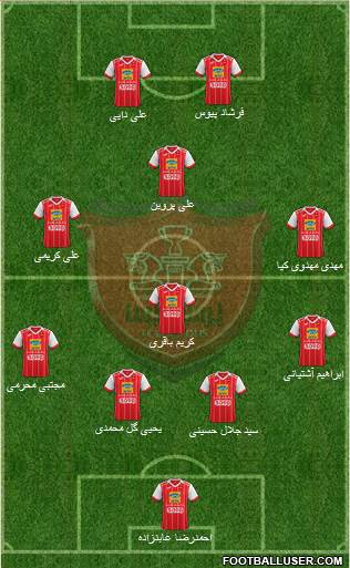 Persepolis Tehran Formation 2020