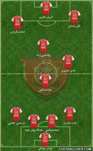 Persepolis Tehran Formation 2020