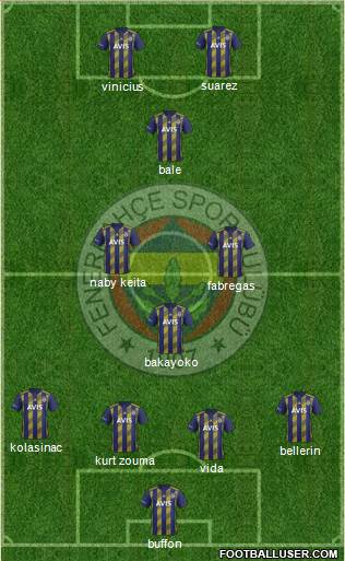 Fenerbahçe SK Formation 2020