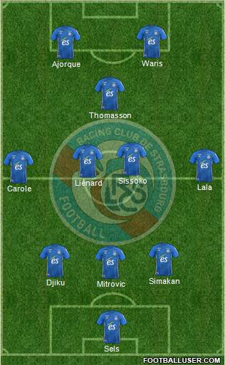 Racing Club de Strasbourg-Football Formation 2020