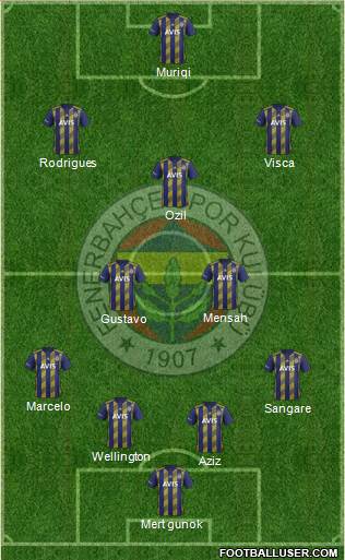 Fenerbahçe SK Formation 2020