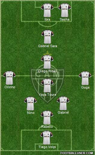 C Atlético Mineiro Formation 2020