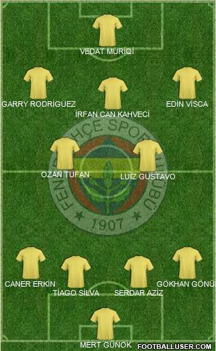 Fenerbahçe SK Formation 2020