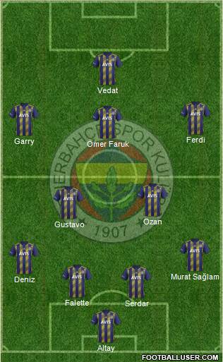 Fenerbahçe SK Formation 2020