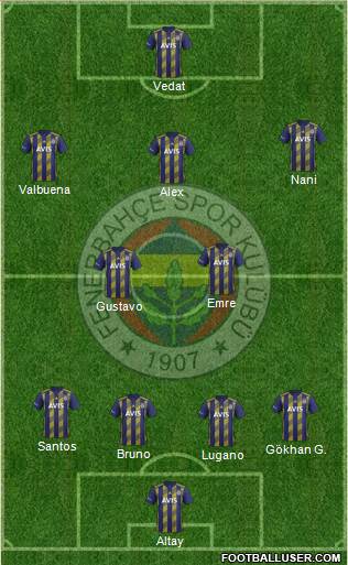 Fenerbahçe SK Formation 2020