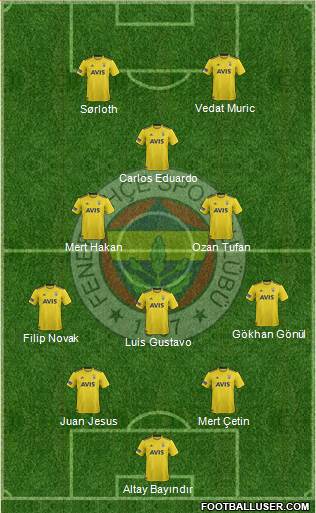 Fenerbahçe SK Formation 2020