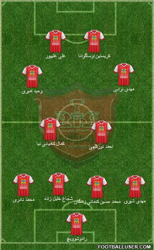 Persepolis Tehran Formation 2020