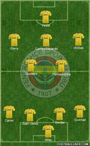 Fenerbahçe SK Formation 2020