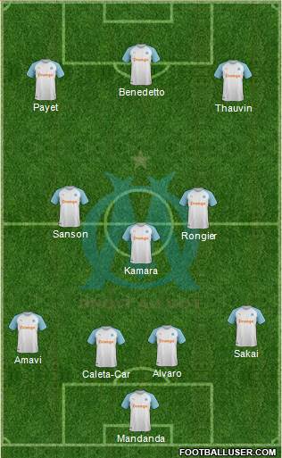 Olympique de Marseille Formation 2020