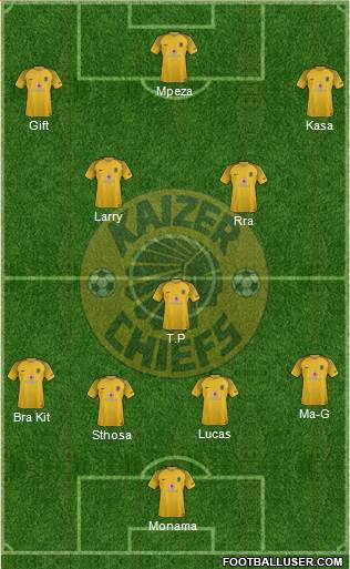 Kaizer Chiefs Formation 2020