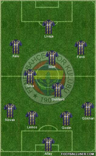 Fenerbahçe SK Formation 2020