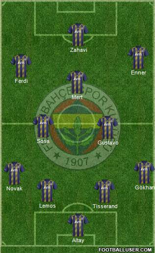 Fenerbahçe SK Formation 2020