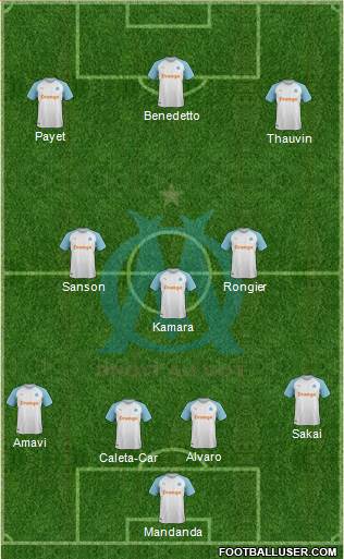 Olympique de Marseille Formation 2020