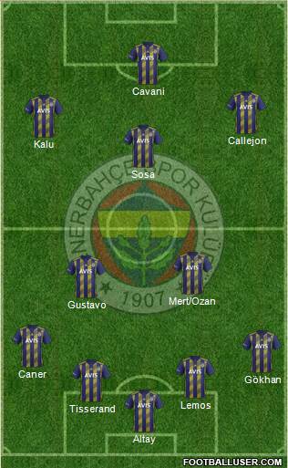 Fenerbahçe SK Formation 2020