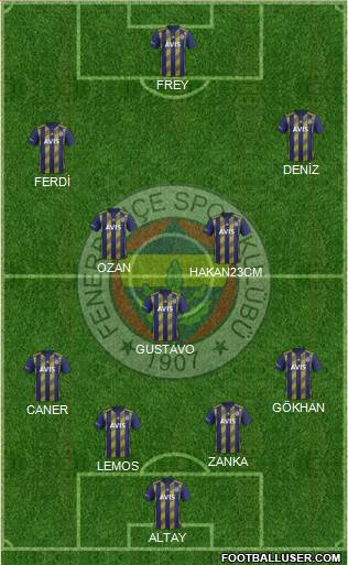 Fenerbahçe SK Formation 2020