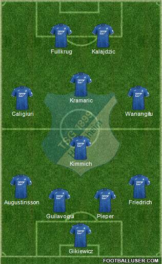 TSG 1899 Hoffenheim Formation 2020