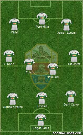 Elche C.F., S.A.D. Formation 2020