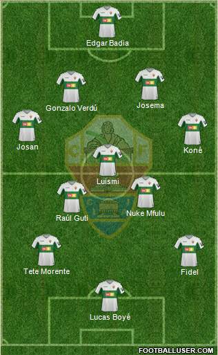 Elche C.F., S.A.D. Formation 2020