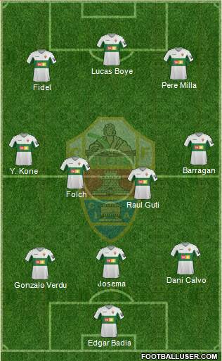 Elche C.F., S.A.D. Formation 2020