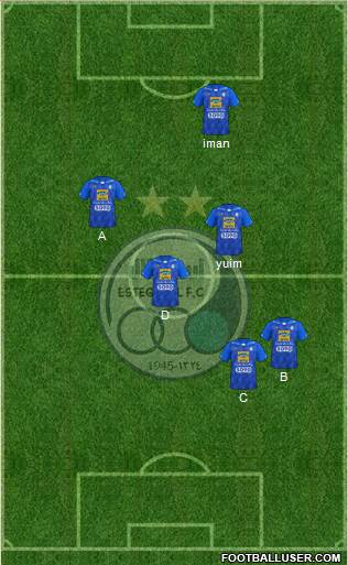 Esteghlal Tehran Formation 2020