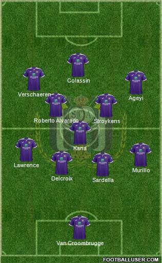 RSC Anderlecht Formation 2020