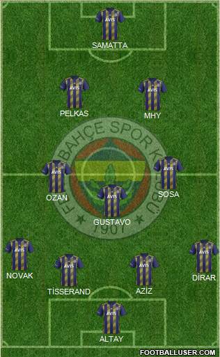 Fenerbahçe SK Formation 2020