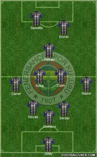 Fenerbahçe SK Formation 2020