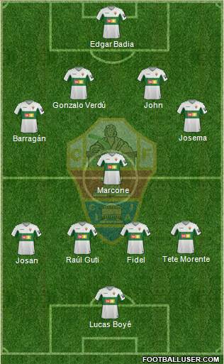 Elche C.F., S.A.D. Formation 2020