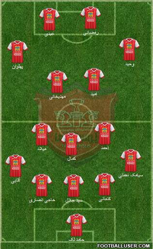 Persepolis Tehran Formation 2021