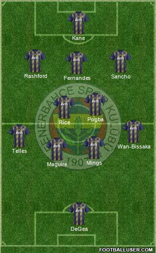 Fenerbahçe SK Formation 2021