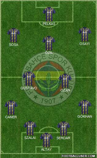 Fenerbahçe SK Formation 2021