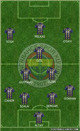 Fenerbahçe SK Formation 2021