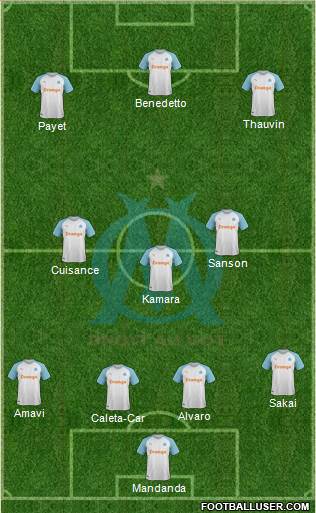 Olympique de Marseille Formation 2021