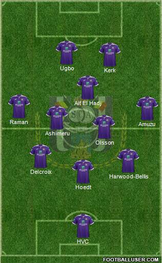 RSC Anderlecht Formation 2021